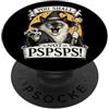 Funny Nerd Humor Nerdy RPG Gamer Board G Mago gatto siamese You Shall Not PSPSPS Fantasy Magic Lover PopSockets PopGrip Adesivo