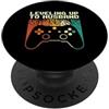 Bachelor Party Merch Livellamento fino al marito - addio al celibato dello sposo PopSockets PopGrip Adesivo