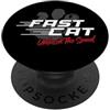 Cat Dog Owner Animal Lover - DressedForD Fast Cat Dog scatena la velocità sport PopSockets PopGrip Adesivo