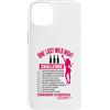 Bachelorette Challenge Studio Custodia per iPhone 14 Plus Unultima notte selvaggia condannata al matrimonio sposa