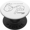 Gen Alpha Slang 67 Six Seven Humor Divertente 67 Insegnante Mani Meme Gen Alpha Slang PopSockets PopGrip Adesivo