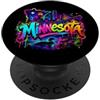 Doni dello stato del Minnesota & Co. Orizzonte del Minnesota dello stato degli Stati Uniti PopSockets PopGrip Adesivo