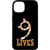 Kitten little cat pet animal cute Custodia per iPhone 13 Cat Nine Lives - Sciarpa con orecchie di gatto