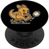 kangaroo rugby kicking mascot cartoon ki Canguro Rugby calcio cartone animato PopSockets PopGrip Adesivo