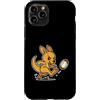 kangaroo rugby kicking mascot cartoon ki Custodia per iPhone 11 Pro Canguro Rugby calcio cartone animato