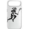Magliette de Box Lacrosse per Ragazze Custodia per iPhone Air Schizzo della ragazza del lacrosse