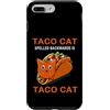 Taco Cat Cinco De Mayo Shirts Custodia per iPhone 7 Plus/8 Plus Tacocat - Camicia con scritta Farro al contrario, motivo: gatto Taco Cinco De Mayo