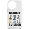 Robots, Space Tech and Robotics Custodia per iPhone 13 Pro Robot Costruttore Robot