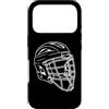 Magliette Grafiche de Box Lacrosse Custodia per iPhone 17 Pro Schizzo del casco da lacrosse Sport di squadra