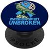 Fight Prostate Cancer North Viking Warri I vichinghi combattono il cancro alla prostata - Warrior Spirit Unbroken Norse PopSockets PopGrip Adesivo