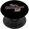 US States United States USA Country Amer Michigan USA America Stato PopSockets PopGrip Adesivo