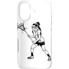 Magliette de Box Lacrosse per Ragazze Custodia per iPhone 17 Lacrosse Ragazza che disegna la porta Sport