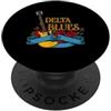 Delta Blues or Birthplace of Blues and R Blues chitarrista e fan della musica rock o Delta Blues PopSockets PopGrip Adesivo