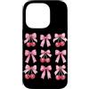 Coquette Bow Aesthetic Cherry Graphic Wo Custodia per iPhone 14 Pro Coquette - Nastro con fiocco di ciliegia, per donne e adolescenti