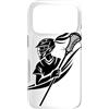 Magliette de Lacrosse per Ragazze Custodia per iPhone 17 Pro Disegno della ragazza di lacrosse per ragazze