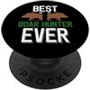 Boar Hunting Family Clothing Wild Pig Hunting Il miglior cacciatore di cinghiali di sempre PopSockets PopGrip Adesivo