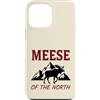 Vintage Nature and Wildlife Adventure Ap Custodia per iPhone 13 Pro Max Alce Del Nord Wildlife Antlers Foresta Natura