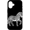 Wildlife Apparel & Co. Custodia per iPhone 16 Africa e Animali Marini - Zebra