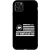 Best Dad Ever Father's Day Dad Birthday Custodia per iPhone 11 Pro Max Bandiera americana con criceti, roditori, stile patriottico, retro