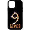 Kitten little cat pet animal cute Custodia per iPhone 12 mini Cat Nine Lives - Sciarpa con orecchie di gatto