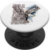 Native American Soaring Eagle Quotes Clu Ascolta il vento che parla Ascolta il silenzio che parla PopSockets PopGrip Adesivo