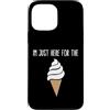 Ice Cream Party & Gelato Gifts Custodia per iPhone 13 Pro Max Sono qui solo per il meme del gelato Cute Vanilla Soft Serve