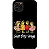 Kawaii Cottagecore Aesthetic Frog Design Custodia per iPhone 11 Pro Max Just Silly Frogs - Animale primaverile floreale Cottagecore
