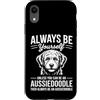 Fun Aussiedoodle Dogs Cool Aussiedoodle Custodia per iPhone XR Sii un cane Aussiedoodle Funny Aussiedoodle