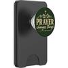 Faith Revival Studio La preghiera cambia le cose Fede cristiana Croce Montagne PopSockets PopWallet per MagSafe