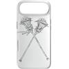 Magliette Grafiche de Box Lacrosse Custodia per iPhone Air Bastoni da lacrosse Disegno di una linea Intercrosse