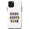 Cool Aunty Society Custodia per iPhone 11 Pro Cool Aunts Club, divertenti note di riscatto a forma di zia leopardata