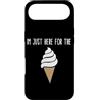 Ice Cream Party & Gelato Gifts Custodia per iPhone Air Sono qui solo per il meme del gelato Cute Vanilla Soft Serve