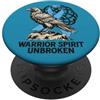 Fight Prostate Cancer North Viking Warri I vichinghi combattono il cancro alla prostata - Warrior Spirit Unbroken PopSockets PopGrip Adesivo