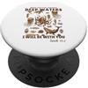 Deep Waters Isaiah 43 Ocean Sapphire Sta Acque profonde Isaia 43 Fede cristiana Versetto Bibbia Oceano PopSockets PopGrip Adesivo