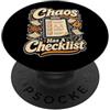 Jimbeels Caos Con Lista Di Controllo PopSockets PopGrip Adesivo