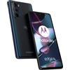 Motorola Moto Edge30 Pro Smartphone (display FHD+ da 6,7, fotocamera da 50 MP, fotocamera da 12/256 GB, 4800 mAh, Android 12), Cosmos Blue, con cover protettiva + adattatore auto [esclusiva su
