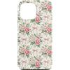 Cottagecore Flower Lover Designs Custodia per iPhone 13 Pro Max Giardino botanico con peonia rosa, motivo a coquette