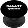 Underground Explorer Thrill Caver Badass Spelunker Cave Exploring Adventure Seeker PopSockets PopGrip Adesivo
