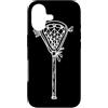 T-Shirts Grafiche de Box Lacrosse Custodia per iPhone 17 Disegno di una linea del bastone da lacrosse