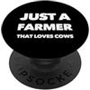 Family Kings inc Solo un contadino che ama le mucche PopSockets PopGrip Adesivo