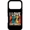Passionate Off-Road Enthusiasts Collecti Custodia per iPhone 17 Pro Amo Dirtbikes Bold Graphic Rider Fun