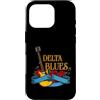 Delta Blues or Birthplace of Blues and R Custodia per iPhone 16 Pro Blues chitarrista e fan della musica rock o Delta Blues