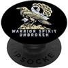 Fight Lung Cancer North Viking Warrior Spirito guerriero ininterrotto - Viking Combattere il cancro ai polmoni - Norreno PopSockets PopGrip Adesivo
