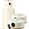 ROSEEONNE Asciugatrice portatile for vestiti, piccola, silenziosa, ad asciugatura rapida, con timer e telecomando, asciugatrici a vapore for indumenti Asciugatrici(2PCS)