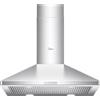 Midea MVP30W6AST - Cappa aspirante da parete in acciaio inox, filtro in alluminio a 5 strati, filtro permanente, due luci a LED, convertibile su senza cavi, 30 pollici, 450 CFM 3