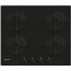 Candy CVW6BB, Piano cottura a gas, Black