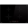 KKT KOLBE | Piano cottura a induzione 77 cm autonomo | Senza cornice | 4 zone di cottura | 9 livelli di potenza | Riscaldamento rapido Booster | Touch Slider | Timer di spegnimento | IH87704RL