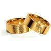 Hsumonre Personalizza l'anello con foto per coppia di sorelle Migliori amiche Motivi incisi all'interno della lattina Testo personalizzato Brithday Anello regalo di laurea Ritorno a scuola 8 mm (Oro)