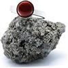 Zarrella Gioielli Anello Argento 925 Agata Rossa - Potere Intenso, Passione Ardente e Protezione Energetica - Anello Piccolo con Agata Rosso Scuro - Gioiello Artigianale con Pietra Naturale - Anello con Pietra Scura