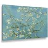 Handmade Ramo di mandorlo fiorito - Tela quadro in canvas con telaio in legno Van Gogh - Artyexpress Made in Italy